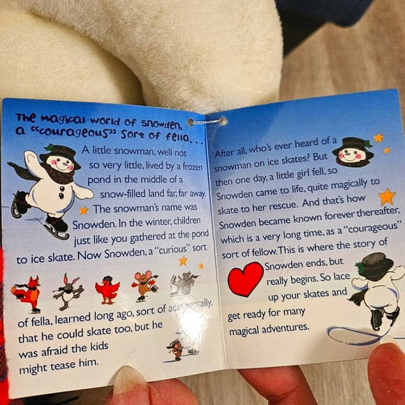 ✨️☃️Set of 2 Snowmen 1997  "Snowden" & "Happy Holiday" Snowman - Picture 7 of 7